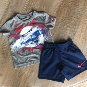Nike Dri-Fit Set-Toddler Boy-Size 2T-Baseball